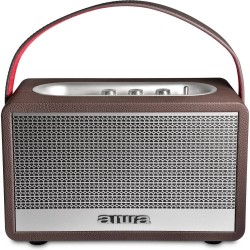 Aiwa MI-X175 - Retro HERITAGE bluetooth speaker 80 Watt - TWS-DSP - zilver